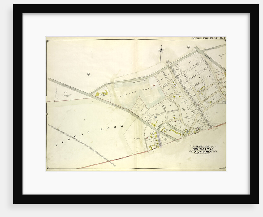 Map bounded by Union Turnpike, Hoffman Boulevard, Lefferts Ave., Muller Ave; Including Augustin Ave, Newtown Road, Boundary line between Jamaica and Newtown, New York by Anonymous