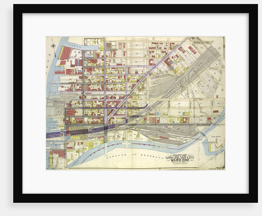 Map bounded by Pier St., River St., Front St., Newtown Creek; Part of Long Island City Ward One Part of Old Ward 1., New York by Anonymous