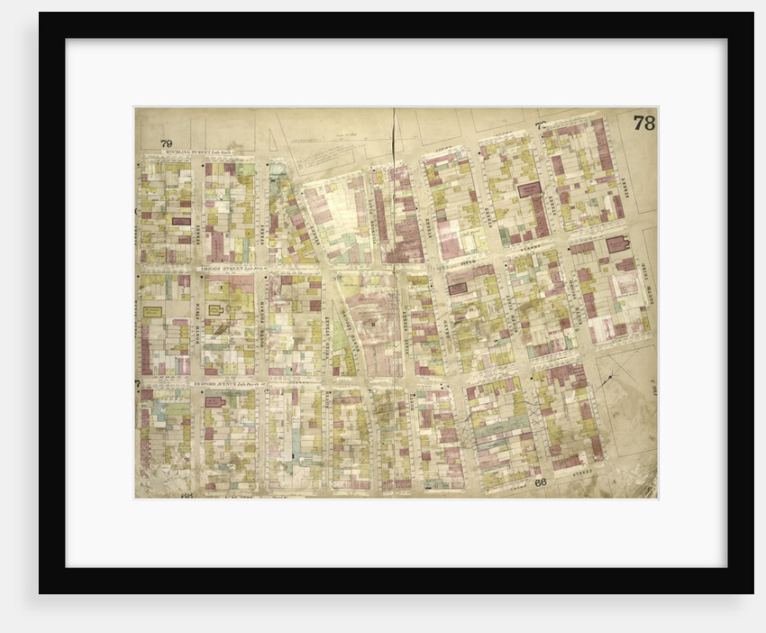 Map bounded by Roebling St. late South St., South 3rd St., South 2nd St., South 1st St., Grand St., North 1st St; Including North 2nd St., North 3rd St., North 4th St., North 5th St., North 6th St., New York by Anonymous