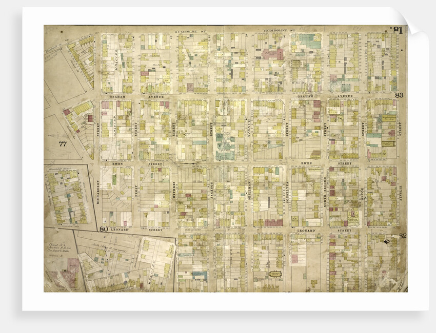 Map bounded by Humboldt St., Herbert St., Meeker Ave by Anonymous