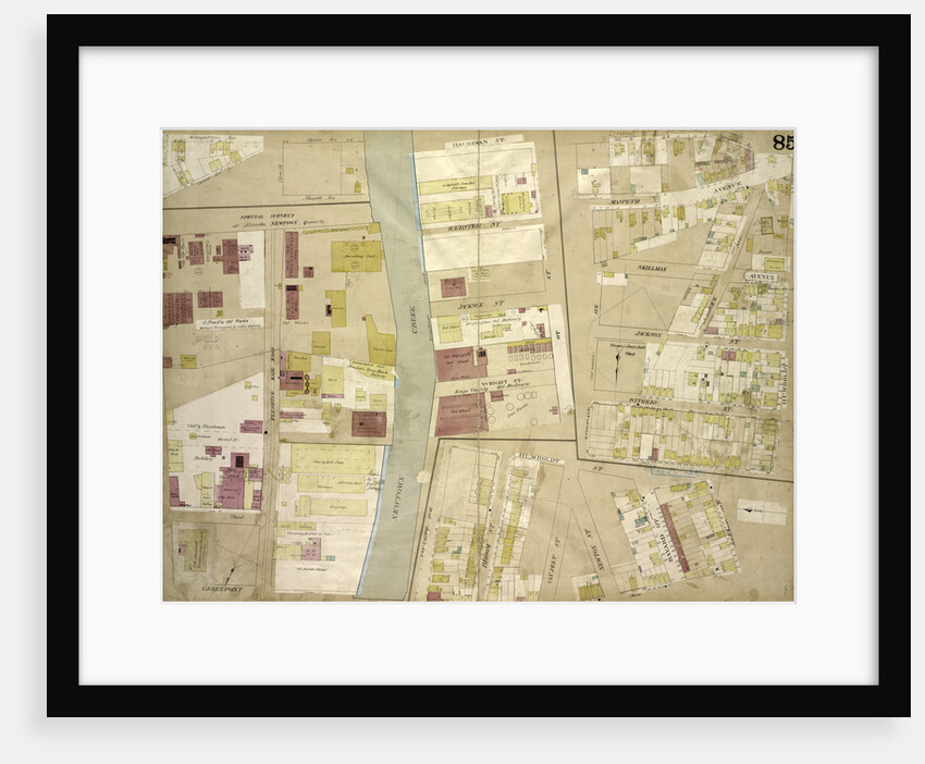 Map bounded by Orient Ave., Olive St., Maspeth Ave., Newtown Creek, Haussman St., Webster St., Jockson St., Wright St., Broom St; Including Van Pelt St., Newton St., Skillman Ave., Kingsland Ave., New York by Anonymous