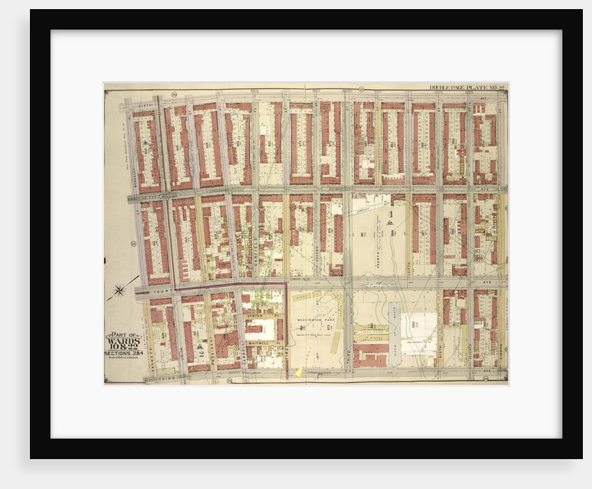Map bounded by 6th Ave., 8th Ave; Including3rd Ave., Sackett St., Berkeley PL., New York by Anonymous