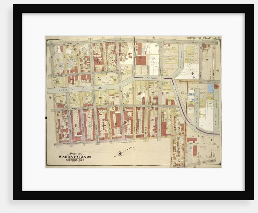 Map bounded by 3rd Ave., 7th St., Smith St; Including4th St., Hoyt St., Douglass St., New York by Anonymous