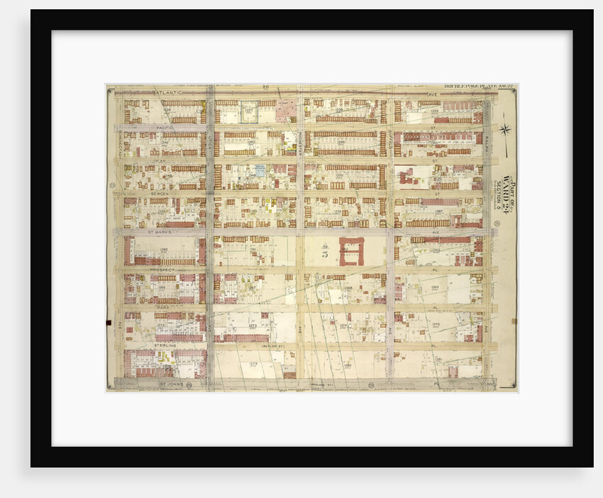 Map bounded by Atlantic Ave; IncludingRalph Ave., St. Johns PL. Douglass St., Schenectady Ave., New York by Anonymous
