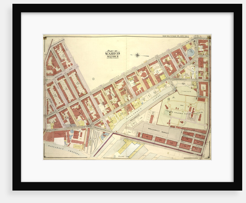 Map bounded by Lee Ave., Taylor St., Wythe Ave., Franklin Ave., Flushing Ave., Washington Ave., Wallabout Channel, Division Ave., New York by Anonymous