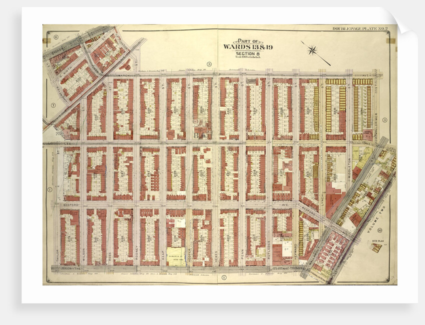 Map bounded by Broadway, Roooney St., Marcy Ave., Lorimer St., Flushing Ave., Wallabout St., Wythe Ave., Taylor St., Lee Ave., Division Ave., Havemeyer St., New York by Anonymous