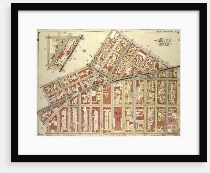 Map bounded by Marcy Ave., New York by Anonymous