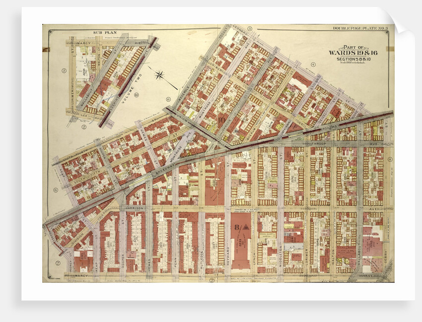 Map bounded by Marcy Ave., New York by Anonymous