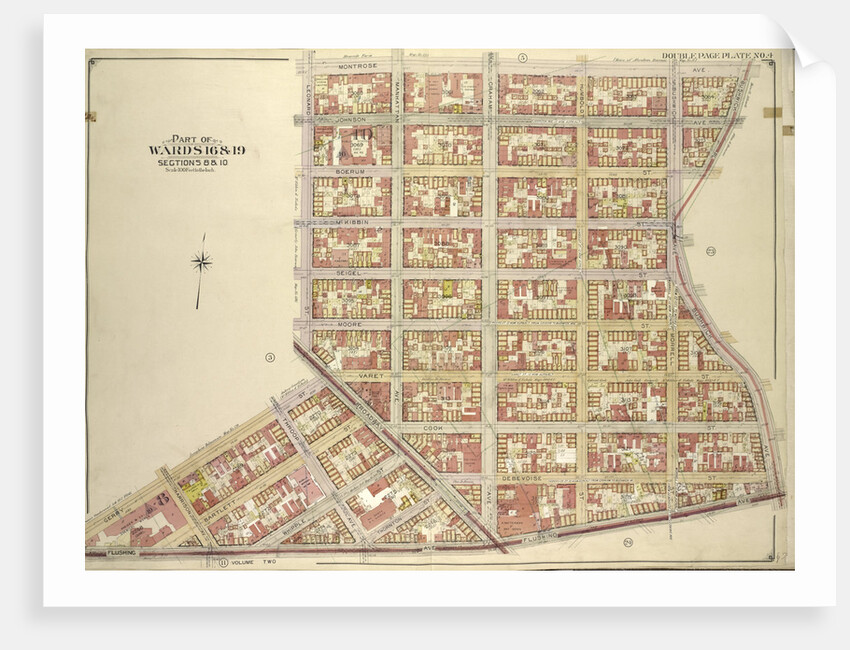 Map bounded by Montrose Ave., Bushwick Ave., Flushing Ave; Including Gerry St., Broadway by Anonymous