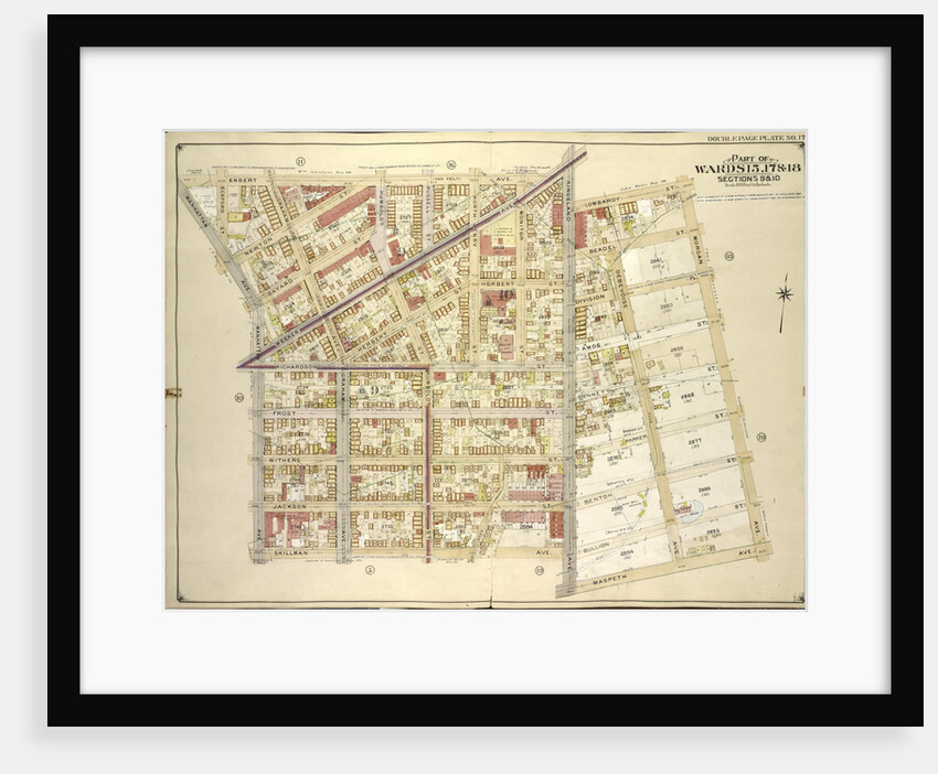 Map bounded by Engert Ave. Van Pelt Ave., Morgan Ave; Including Maspeth Ave., Skillman Ave., Manhattan Ave., New York by Anonymous