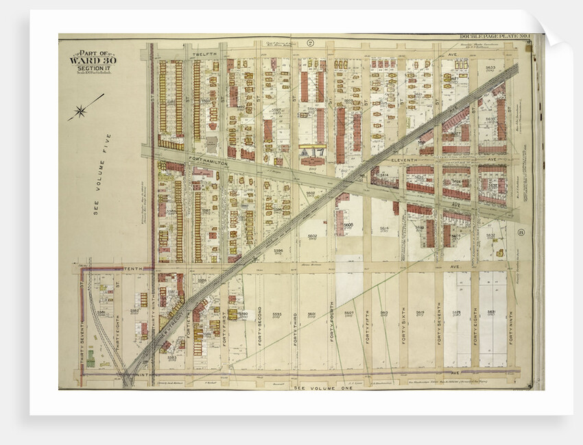 Map bounded by 12th Ave., 49th St., 9th Ave; Including 37th St., 10th Ave., 39th St., New York by Anonymous