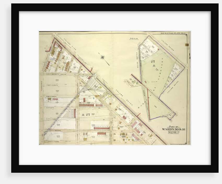 Map bounded by Ocean Parkway, Avenue L, Avenue M, West St; Including 58th St., Avenue K., New York by Anonymous