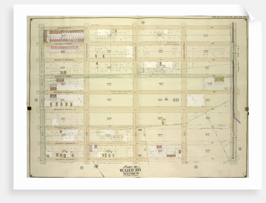 Map bounded by 70th St., 22nd Ave; Including 78th St., 18th Ave., New York by Anonymous