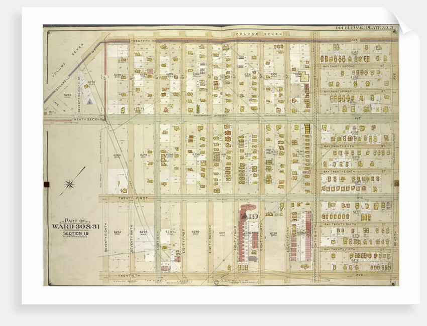 Map bounded by 23rd Ave., Benson Ave., 20th Ave., 28th St; Including 22nd Ave., Avenue P, Stillwell Ave., New York by Anonymous
