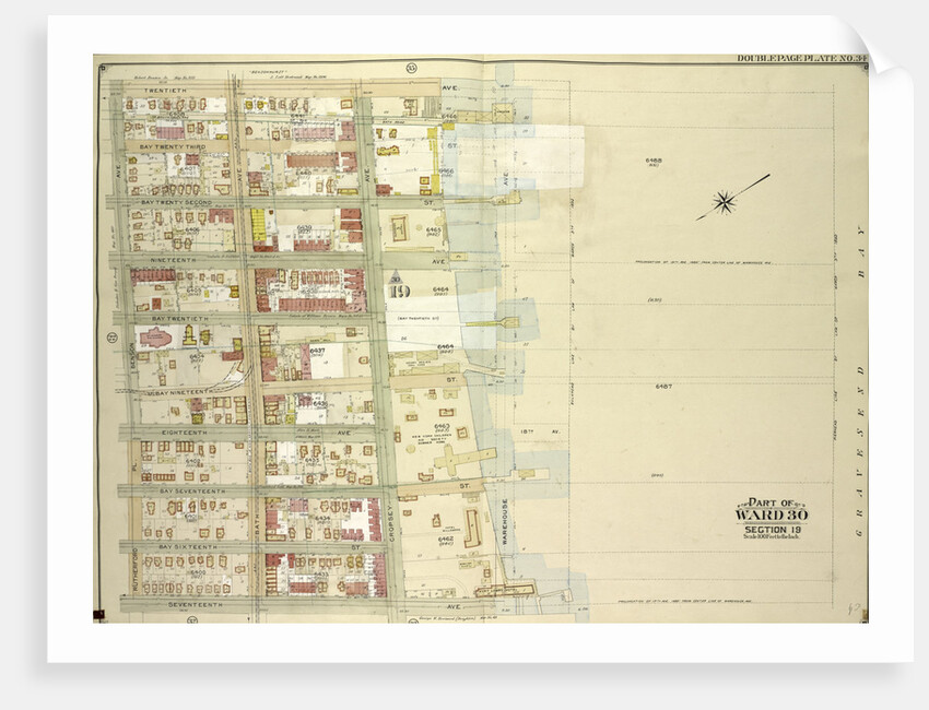 Map bounded by 20th Ave., Warehouse Ave., 17th Ave., Rutherford Pl., Benson Ave., New York by Anonymous