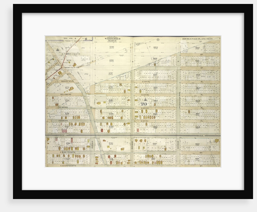 Map bounded by E 27th St., Avenue S; Including E. 18th St., Avenue O., New York by Anonymous