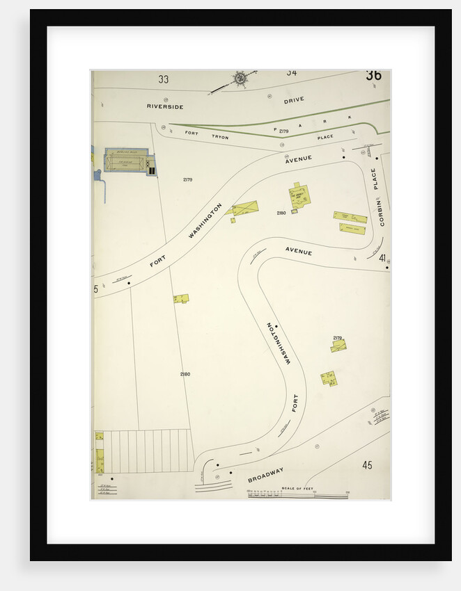 Map bounded by Riverside Drive, Broadway, New York by Anonymous