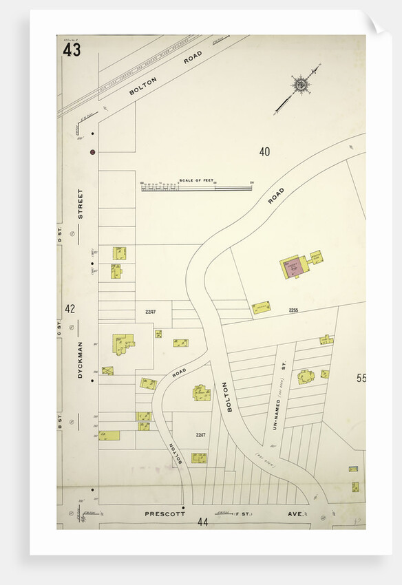 Map bounded by Bolton Rd., Prescott Ave., Dyckman St., New York by Anonymous