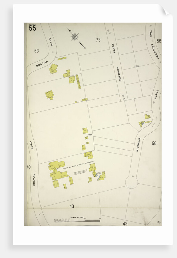 Map bounded by Bolton Rd., Nicholas Place, New York by Anonymous