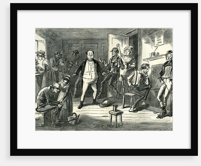 Pickwick Papers Letting His Hat Fall on the Floor He Stood Perfectly Fixed and Immovable with Astonishment by Anonymous