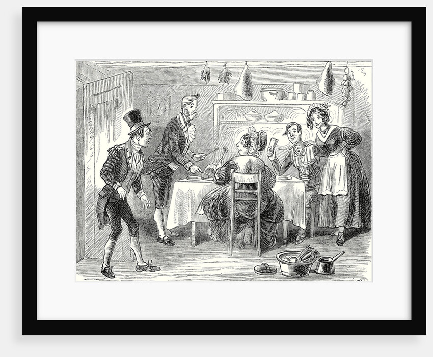 Pickwick Papers the Kitchen Door Opened and in Walked Mr. Job Trotter by Anonymous