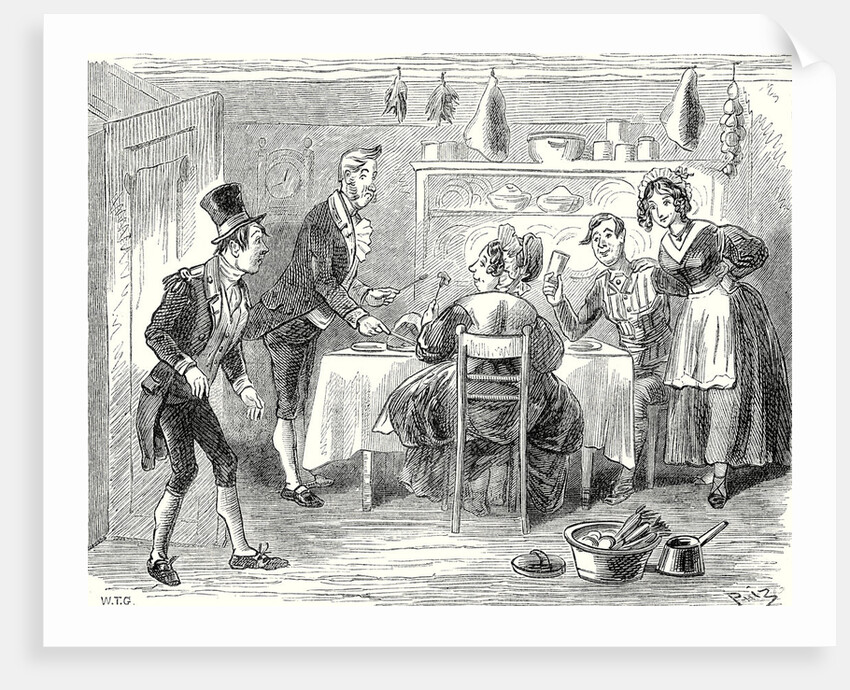 Pickwick Papers the Kitchen Door Opened and in Walked Mr. Job Trotter by Anonymous