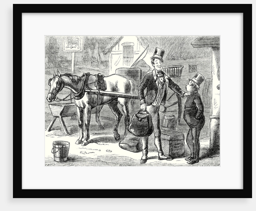 Pickwick Papers Sam Looked at the Fat Boy with Great Astonishment But Without Saying a Word by Anonymous
