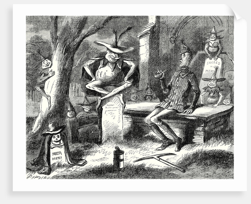 Pickwick Papers Seated on an Upright Tombstone Close to Him Was a Strange Unearthly Figure by Anonymous