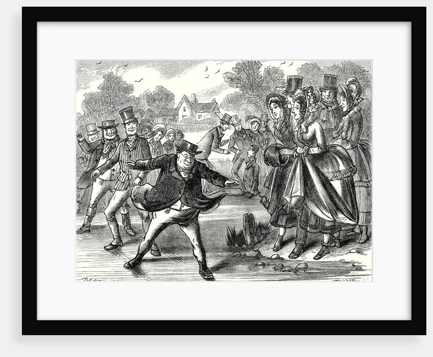 Pickwick Papers Mr. Pickwick Went Slowly and Gravely Down the Slide with His Feet About a Yard and a Quarter Apart Amidst the Gratified Shouts of All the Spectators. by Anonymous