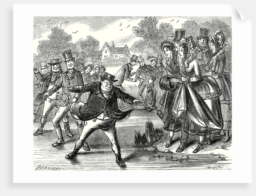 Pickwick Papers Mr. Pickwick Went Slowly and Gravely Down the Slide with His Feet About a Yard and a Quarter Apart Amidst the Gratified Shouts of All the Spectators. by Anonymous