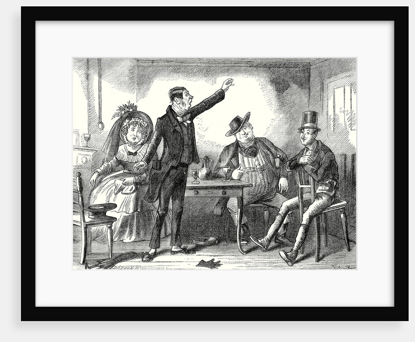 Pickwick Papers 'Mr. Stiggins Getting on His Legs As Well As He Could Proceeded to Deliver an Edifying Discourse for the Benefit of the Company' by Anonymous