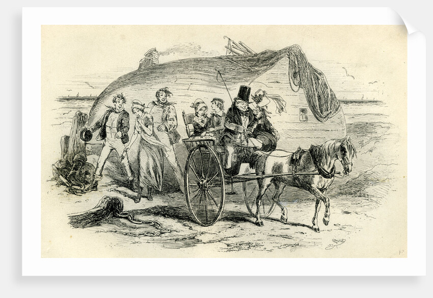 David Copperfield 'Mrs. Gummidge Casts a Damp on Our Departure' by Anonymous