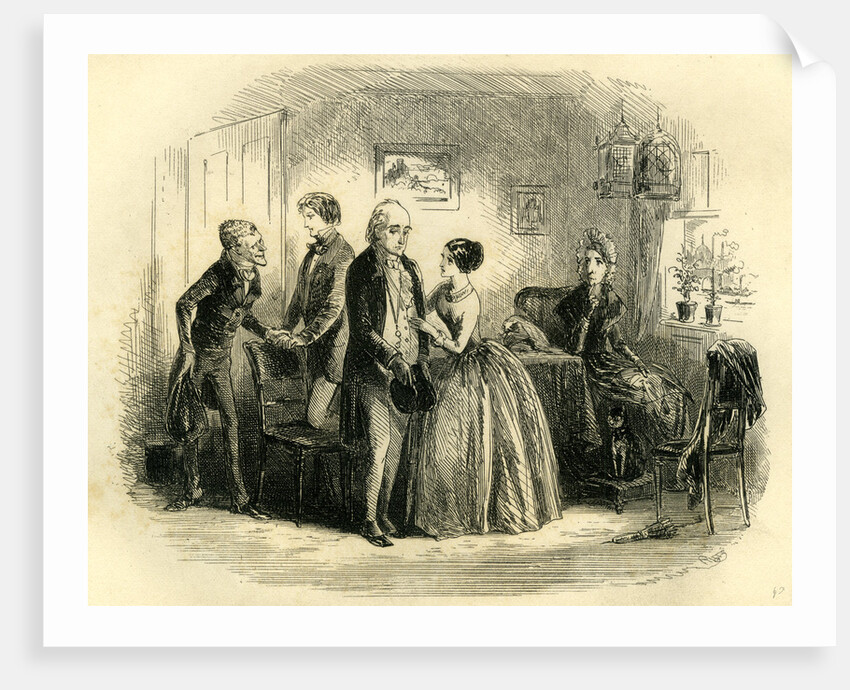 David Copperfield 'Mr. Wickfield and His Partner Wait Upon My Aunt' by Anonymous