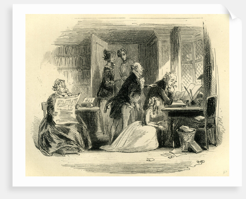 David Copperfield 'Mr. Dick Fulfils My Aunt’s Prediction' by Anonymous