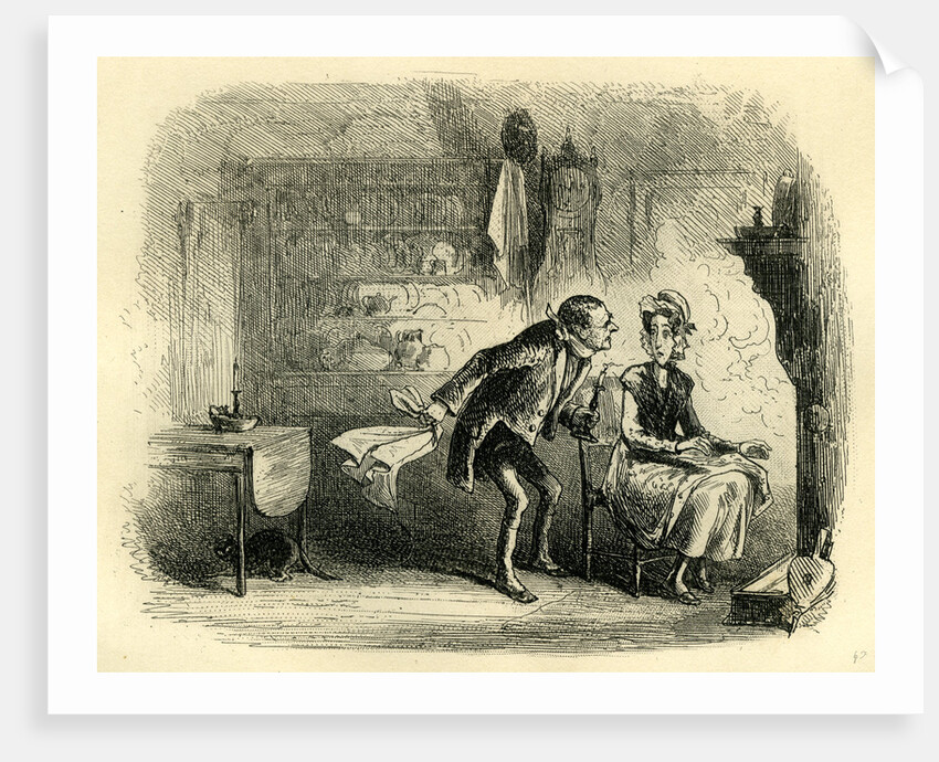Little Dorrit Mr. And Mrs. Flintwinch by Anonymous