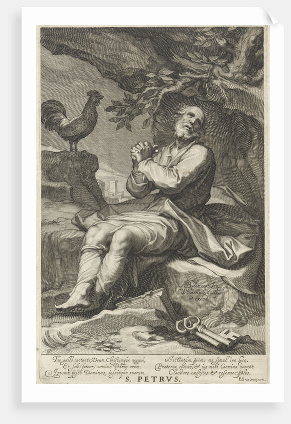 Penitent Peter H by Petrus Scriverius