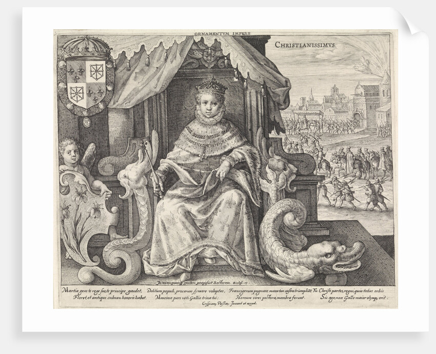 Medea gives Jason image of Ganymede with eagle by Georg Pencz