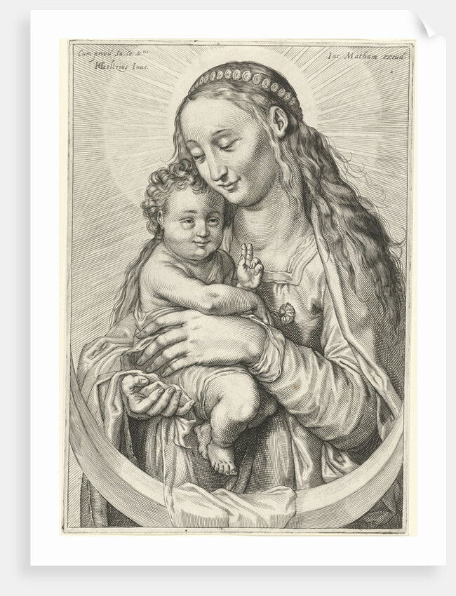 Mary with Child and crescent moon by Rudolf II van Habsburg