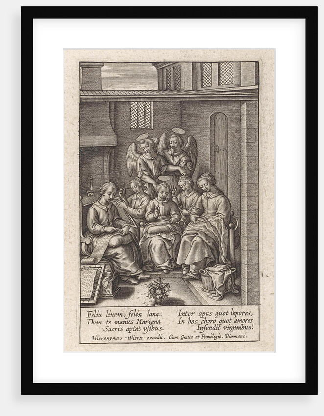 Young Mary as a seamstress by Anonymous