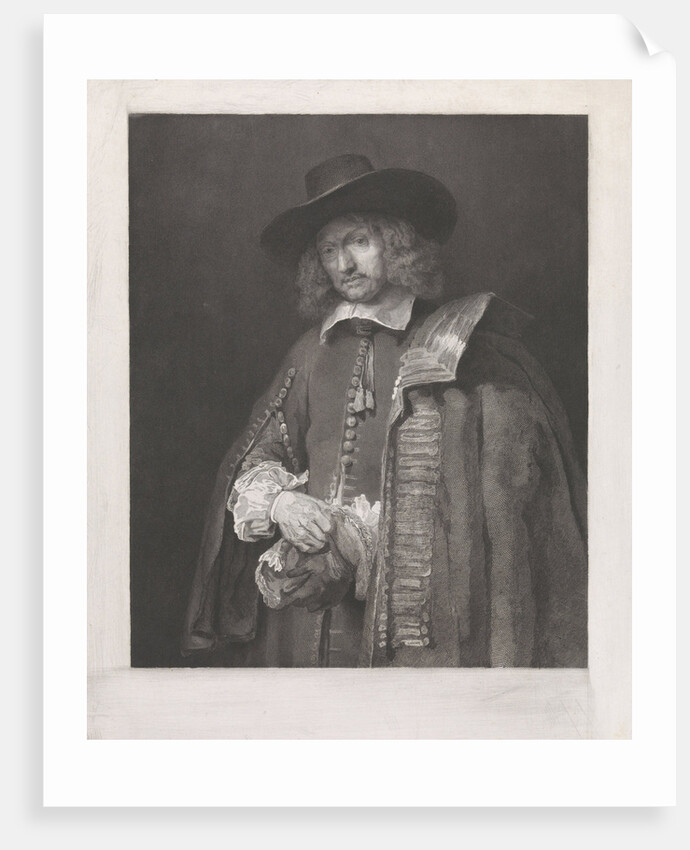 Portrait of Jan Six by Rembrandt Harmensz. van Rijn