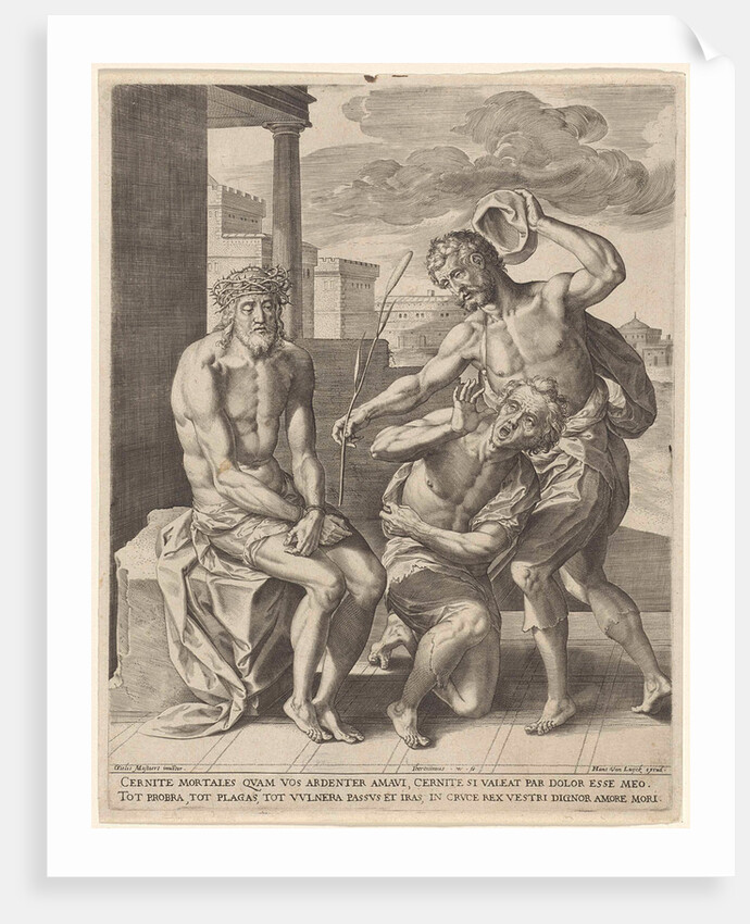 Mocking of Christ by Hans van Luyck