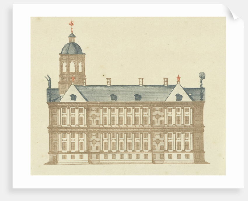 Side wall of the Town Hall in Amsterdam by Johan Teyler