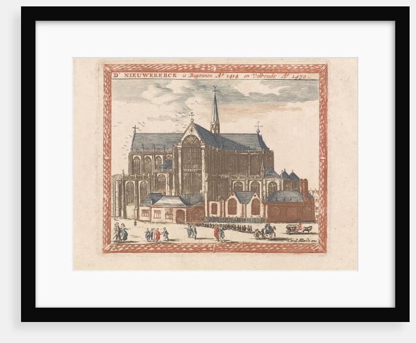 Nieuwe Kerk in Amsterdam by Carel Allard