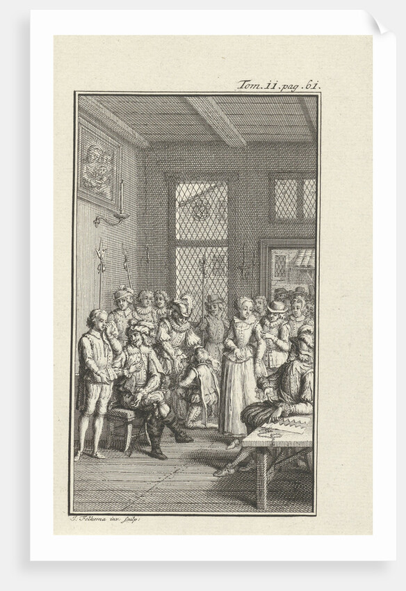 Nobles in deliberation by Jacob Folkema