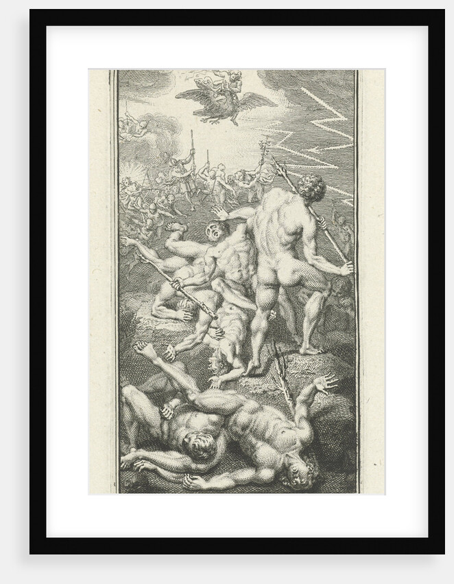 Battle of the gods and giants by Jacob Folkema