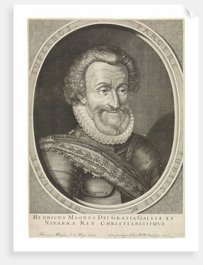 Portrait of Henry de Bourbon by Hendrick Hondius I