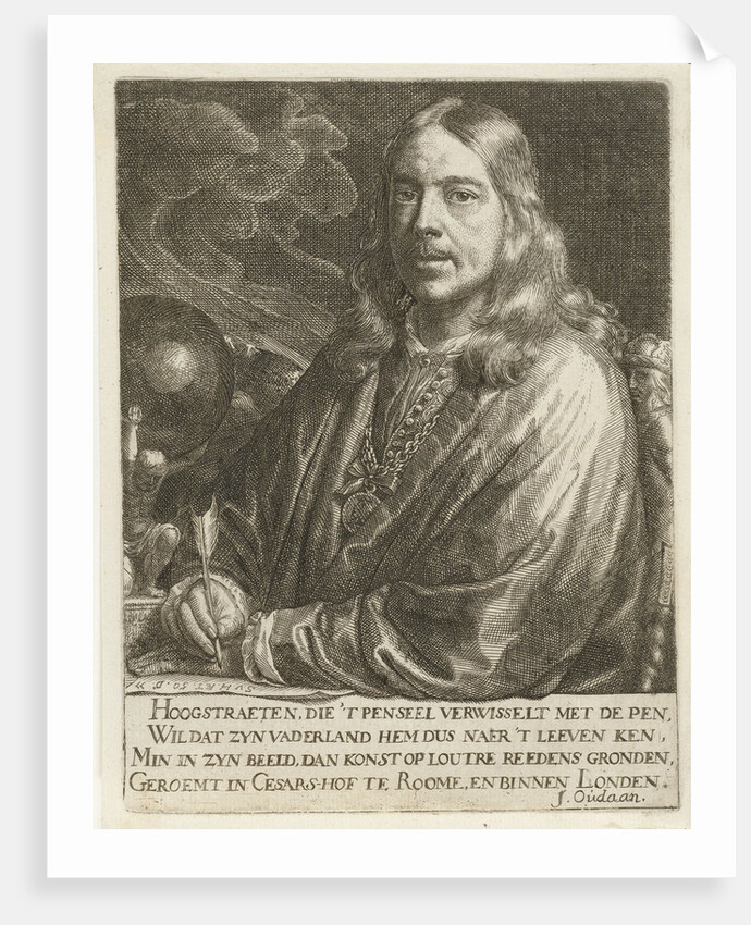 Self Portrait, Samuel van Hoogstraten, 1677 by Samuel van Hoogstraten