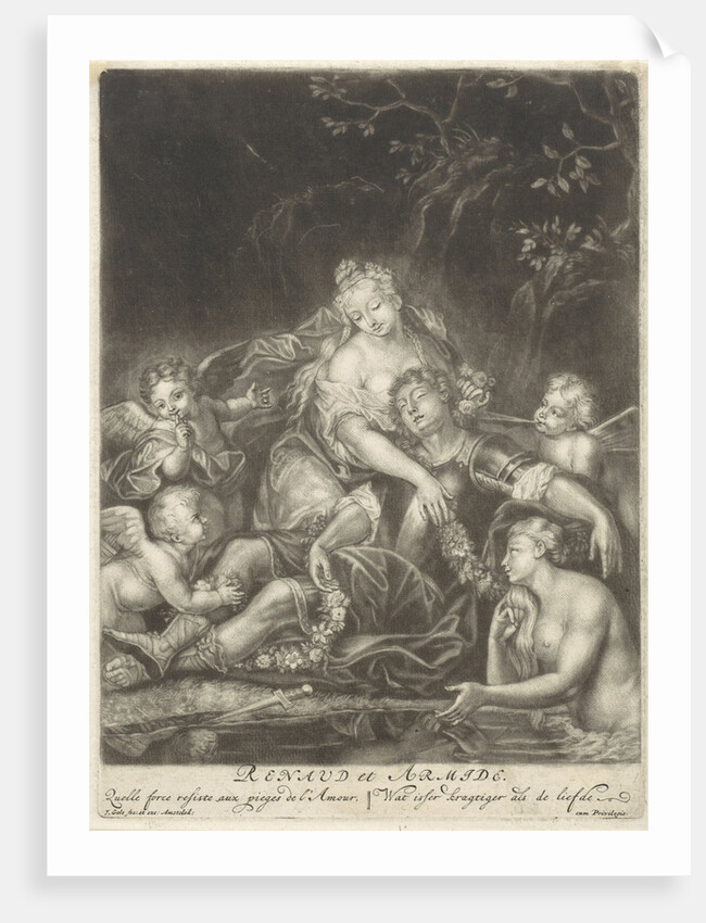 Armida and Rinaldo sleeping by Jacob Gole