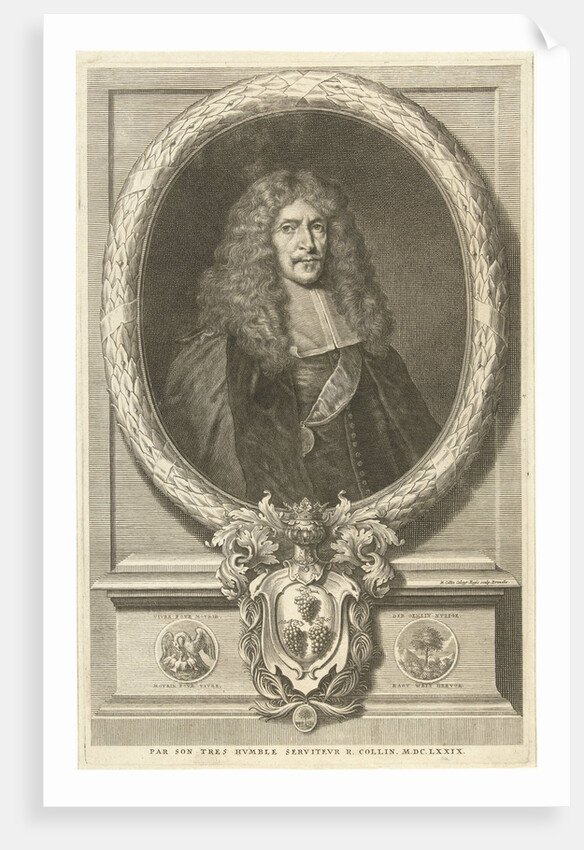 Portrait of Joachim von Sandrart by Richard Collin
