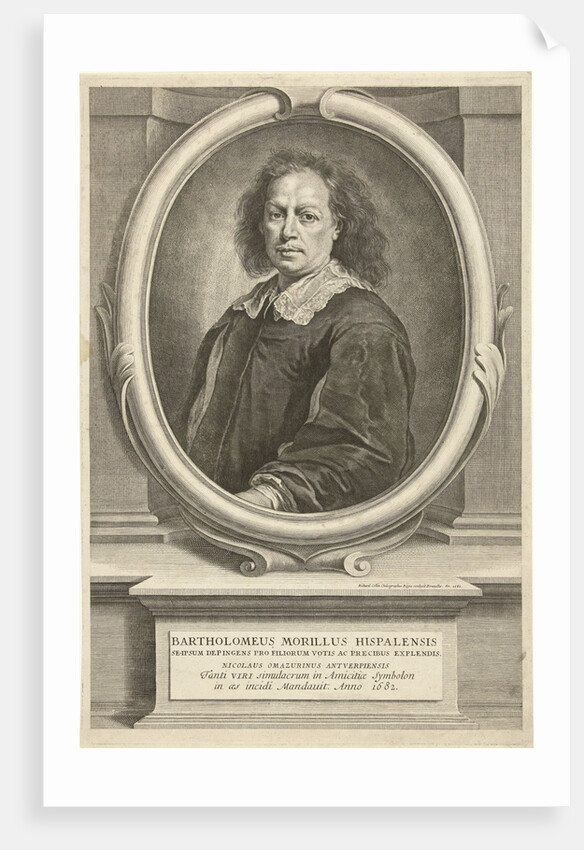 Portrait of the painter Bartolomé Esteban Murill by Nicolas Omazur